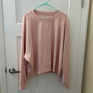 Lululemon Perfectly Oversized Cropped Crew Softstreme Material